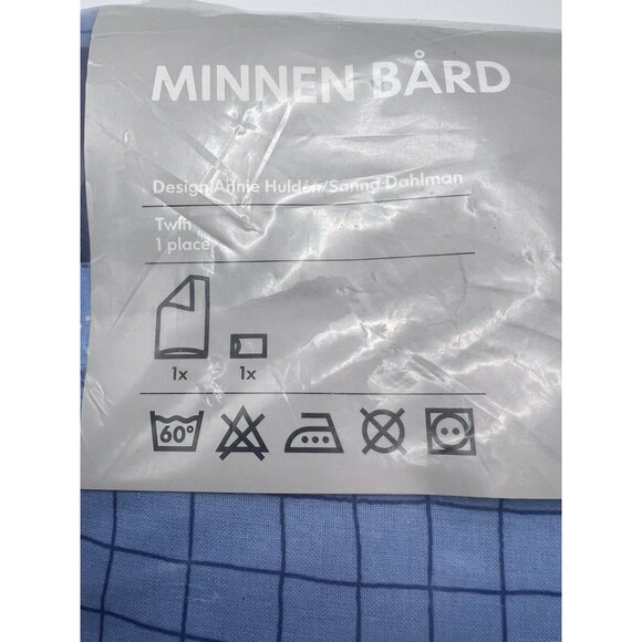 IKEA Minnen Bard Fairytale Prince Castle Twin Duvet Cover Sham Dragon Knight New - Picture 2 of 6